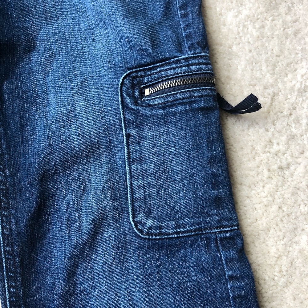Simply Vera | Vera Wang Cargo Capri Jeans Sz 4 - Picture 4 of 8